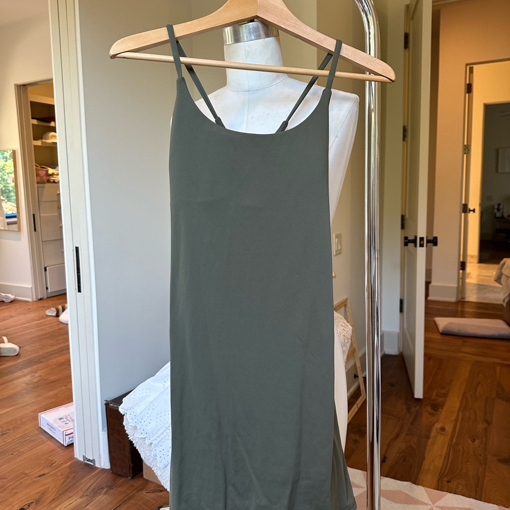 HALARA Olive Green Mini Dress
